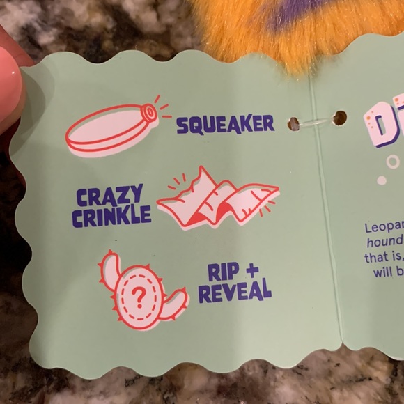 NWT Bark Box Leopold Leopard Shark dog toy - Picture 5 of 10